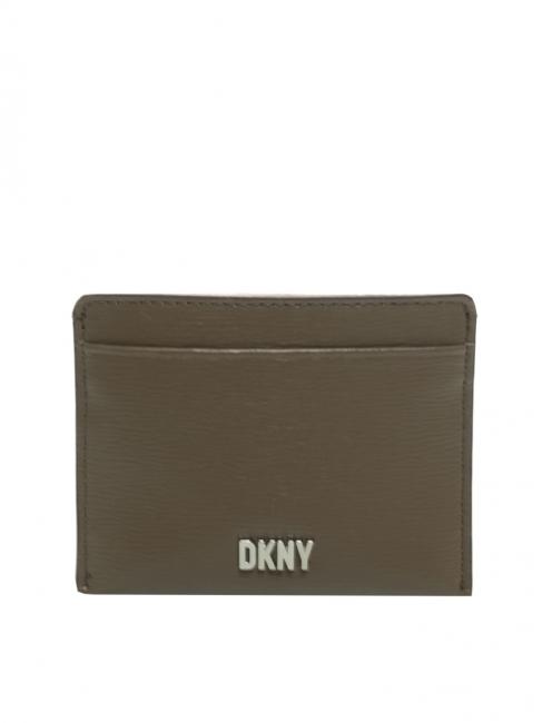 DKNY BRYANT Porte-cartes en cuir truffe - Portefeuilles Femme