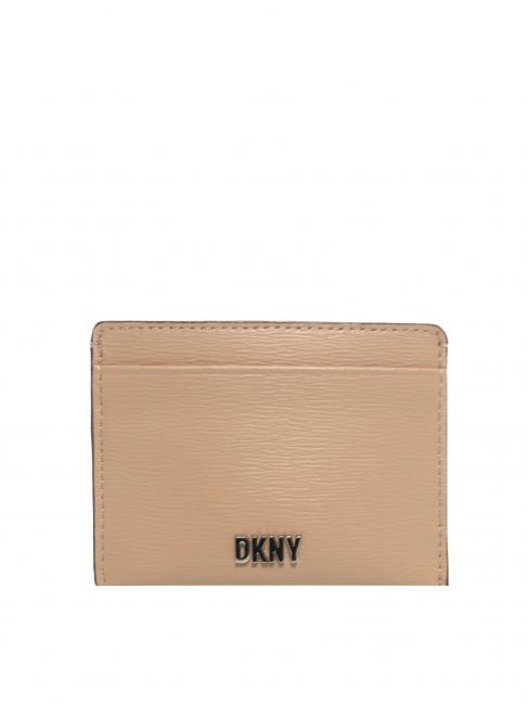 DKNY BRYANT Porte-cartes en cuir eau de rose - Portefeuilles Femme