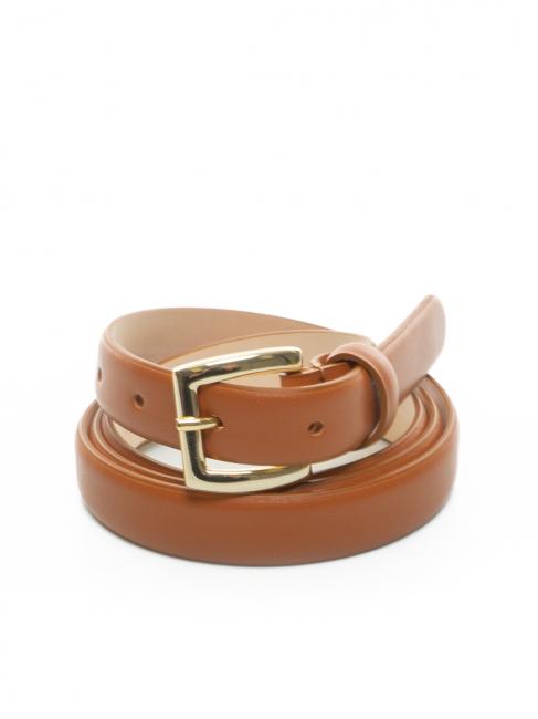 LESAC Cintura sottile in pelle palmellata  épicé - Ceintures