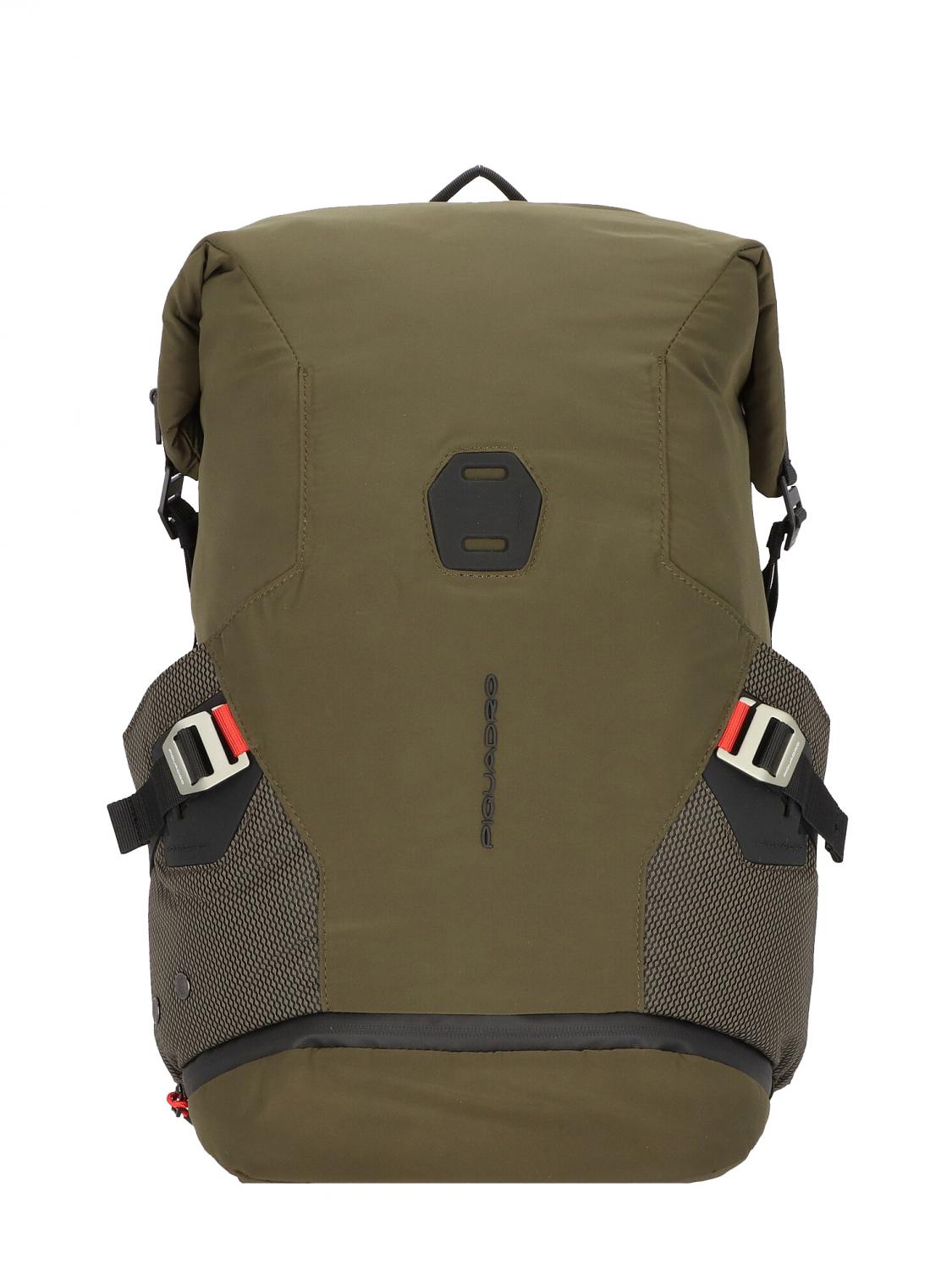 Sac à Dos De Voyage Pour Ordinateur Portable 15,6 En Tissu Recyclé Bleu Piquadro - Homme | Place Des Tendances