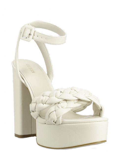 GUESS GABIRA 13 sandales à talons blanc - Chaussures Femme
