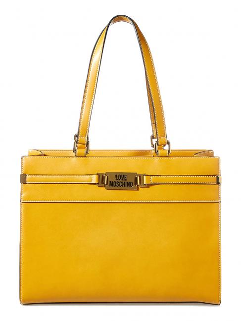 LOVE MOSCHINO Shopping Bag da ufficio  moutarde - Sacs pour Femme