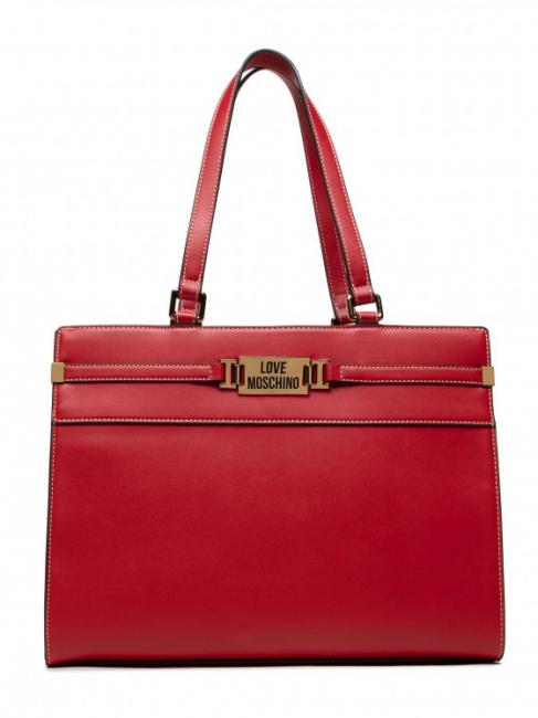 LOVE MOSCHINO Shopping Bag da ufficio  rouge - Sacs pour Femme