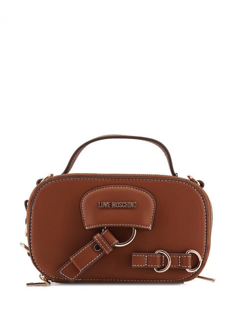 LOVE MOSCHINO Mini Bag con doppia tasca  cuir - Sacs pour Femme