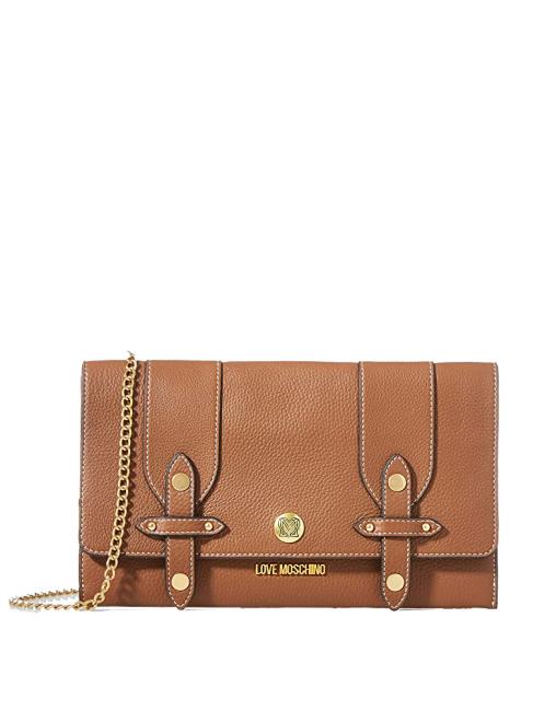 LOVE MOSCHINO Borsa postina con catena  cuir - Sacs pour Femme