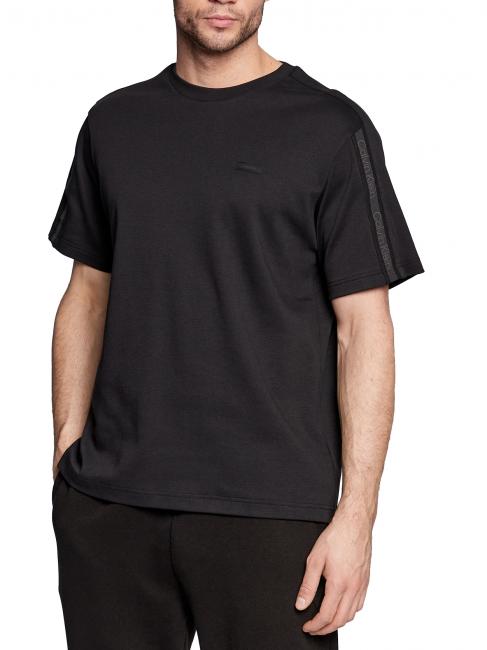 CALVIN KLEIN LOGO TAPE COMFORT T-shirt à manches courtes Ck Noir - T-shirt