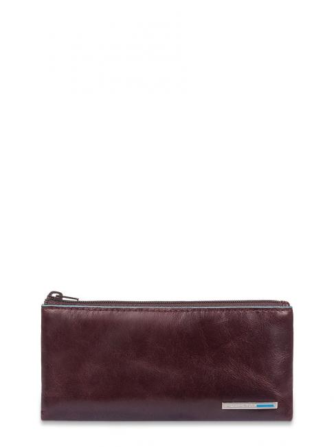 PIQUADRO Porte-clés BLUE SQUARE, en cuir ACAJOU - Porte-clés