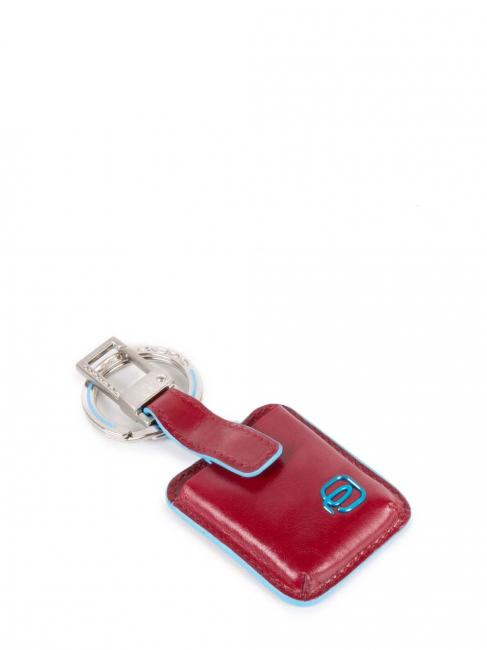 PIQUADRO Porte-clés BLUE SQUARE, avec dispositif CONNEQU ROUGE - Porte-clés