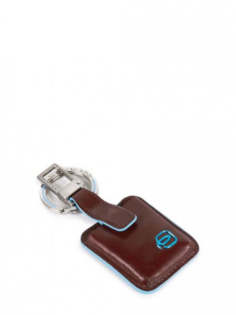 PIQUADRO Porte-clés BLUE SQUARE, avec dispositif CONNEQU ACAJOU - Porte-clés