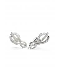 GUESS ETERNAL LOVE PAVE INFINITY Des boucles d'oreilles ARGENT - Boucles d'oreilles - 1