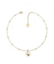 GUESS 4G LOGO BOULE Collier avec pierre or - Colliers - 1