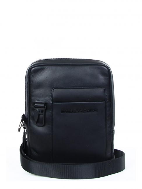 PIQUADRO FINN Sac pour iPad mini Noir - Sacs en Bandoulières pour Homme