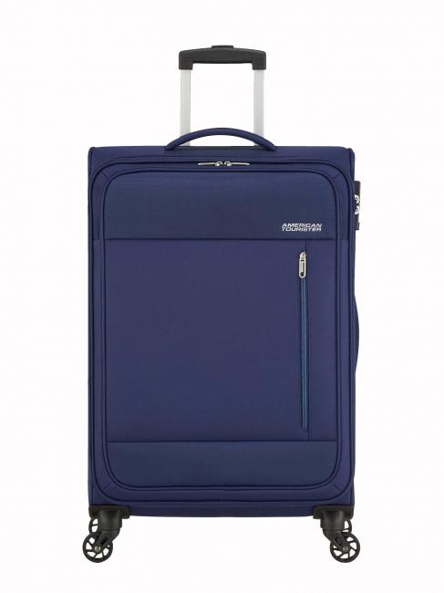 AMERICAN TOURISTER HYPERSPEED SPINNER Chariot extensible moyen COMBAT NAVY - Valises Semi-rigides