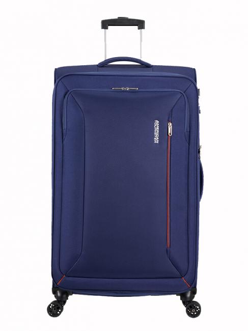 AMERICAN TOURISTER HYPERSPEED SPINNER Chariot XL extensible COMBAT NAVY - Valises Semi-rigides