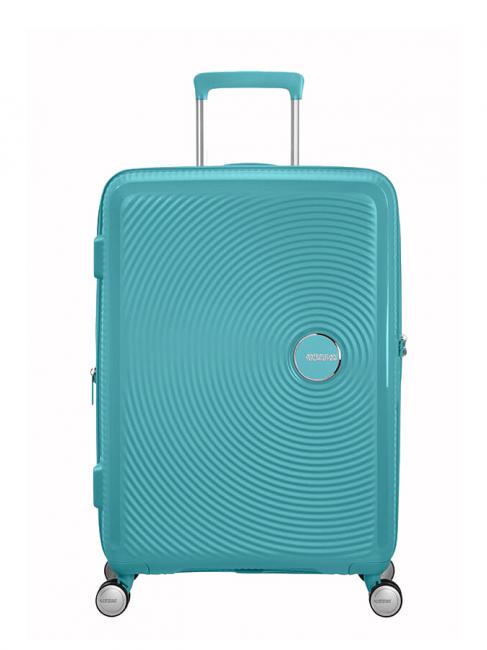 AMERICAN TOURISTER SOUNDBOX SPINNER Chariot moyen, extensible tonique turquoise - Valises Rigides