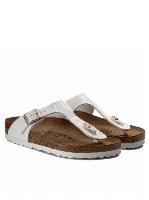 BIRKENSTOCK GIZEH Tongs en Birko-Flor blanc - Chaussures Femme