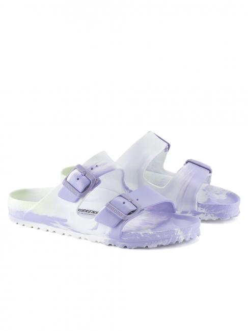 BIRKENSTOCK ARIZONA Sandale en caoutchouc multicolore citron vert multi délavé - Chaussures Femme