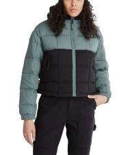 TIMBERLAND HOODER PUFFER Veste à capuche vert baumier/noir - Doudounes femme - 1