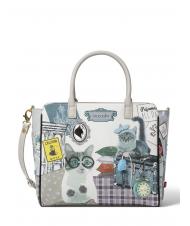 BRACCIALINI ALLROUND Sac &agrave; main avec bandouli&egrave;re Noir - Sacs pour Femme - 1
