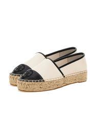 GUESS JALEEL Espadrilles compens&eacute;es tress&eacute;es blanc - Chaussures Femme - 1