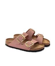 BIRKENSTOCK ARIZONA BIG BUCKLE Babouche en cuir nubuck rosiers anciens - Chaussures Femme - 1