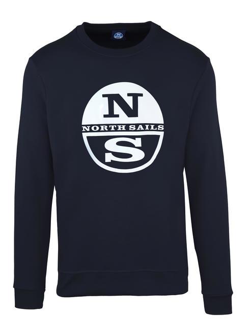 NORTH SAILS LOGO PRINT Sweat-shirt à col rond bleu marine - Pulls molletonnés