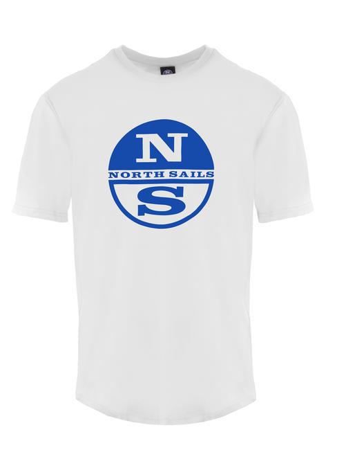 NORTH SAILS LOGO PRINT T-shirt en cotton blanche - T-shirt