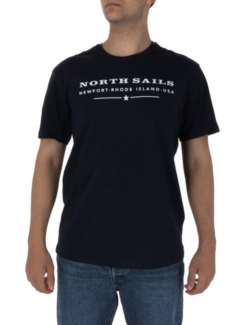 NORTH SAILS NEWPORT - RHODE ISLAND T-shirt en cotton noir - T-shirt