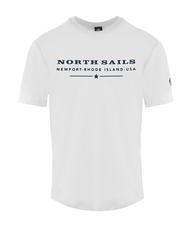 NORTH SAILS NEWPORT - RHODE ISLAND T-shirt en cotton blanche - T-shirt - 1