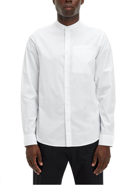 CALVIN KLEIN LIGHT POPLIN Chemise en coton Blanc brillant - Chemises pour hommes
