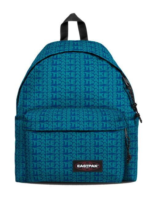 EASTPAK PADDED PAKR Sac à dos sculptytype bleu - Sacs à dos pour l'École & les Loisirs