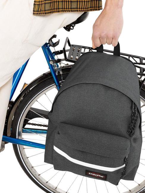 EASTPAK PADDED BIKE Sac à dos avec crochets pour vélo BlackDenim - Sacs à dos pour ordinateur portable