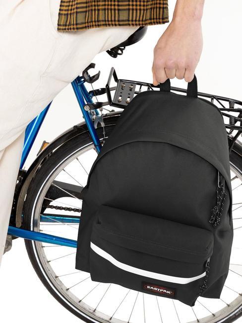 EASTPAK PADDED BIKE Sac à dos avec crochets pour vélo NOIR - Sacs à dos pour ordinateur portable