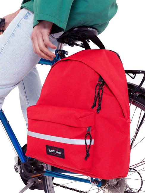 EASTPAK PADDED BIKE Sac à dos avec crochets pour vélo Sailor Red - Sacs à dos pour ordinateur portable