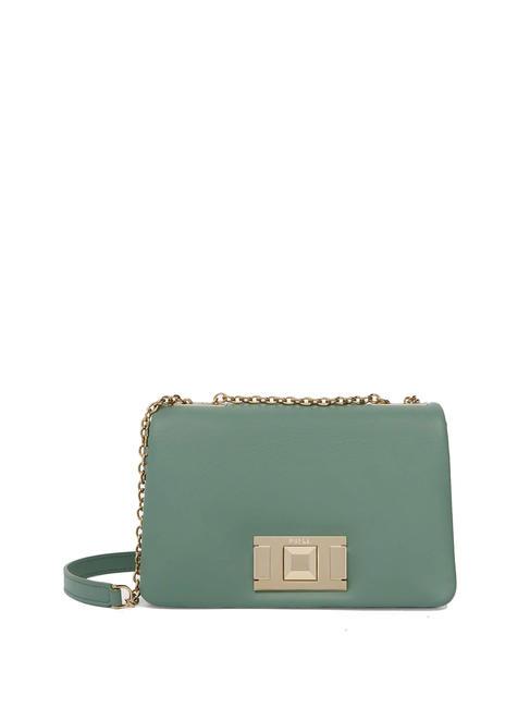 FURLA LULU Sac à bandoulière en cuir de veau verts minéraux - Sacs pour Femme