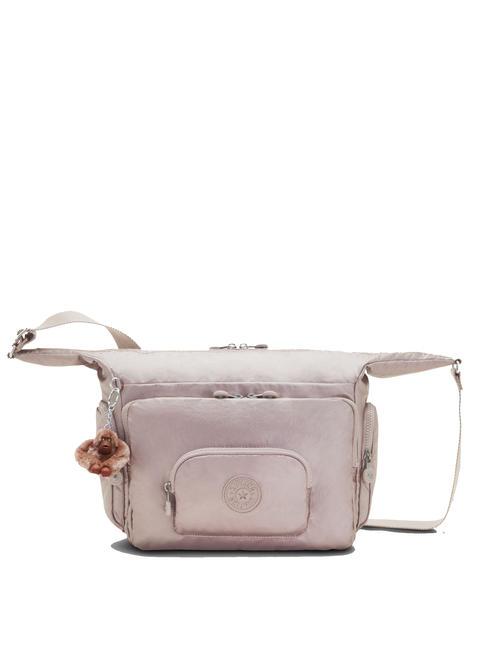 KIPLING ERICA Sac à bandoulière spacieux noisette métallique - Sacs pour Femme