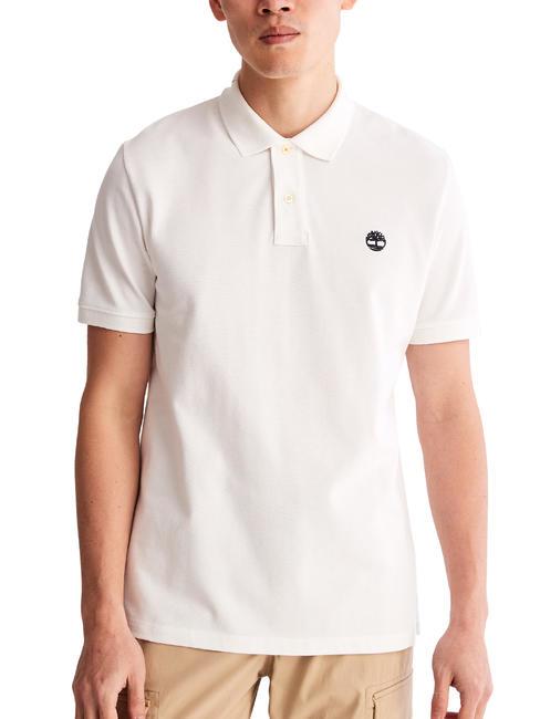 TIMBERLAND MILLERS RIVER Polo piqué blanc - chemise polo