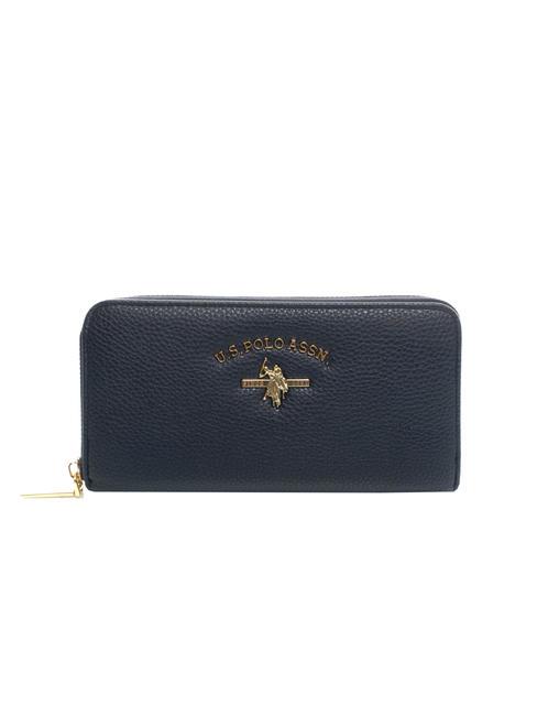 U.S. POLO ASSN. STANFORD Portefeuille zippé BLEU - Portefeuilles Femme