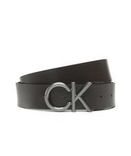 CALVIN KLEIN CK METAL BOMBE REV Ceinture en cuir double face - Ceintures