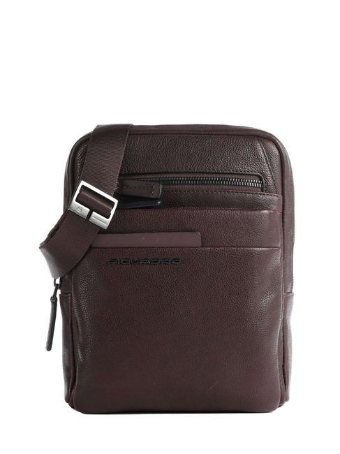 PIQUADRO PAAVO Sac iPad Mini, en cuir MORO - Sacs en Bandoulières pour Homme