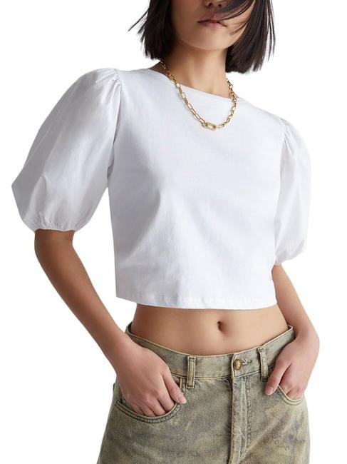 LIUJO OBLO' T-shirt en jersey Blanc optique - T-shirt