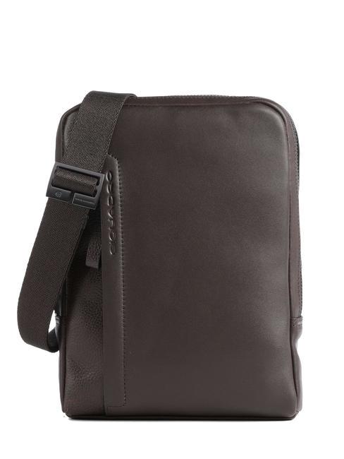 PIQUADRO PAN Petit sac à main en cuir MORO - Sacs en Bandoulières pour Homme