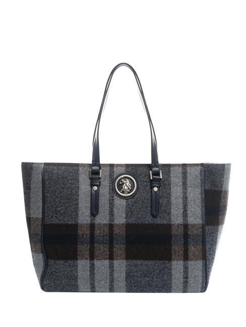 U.S. POLO ASSN. TROPHY Grand cabas en tissu BLEU - Sacs pour Femme