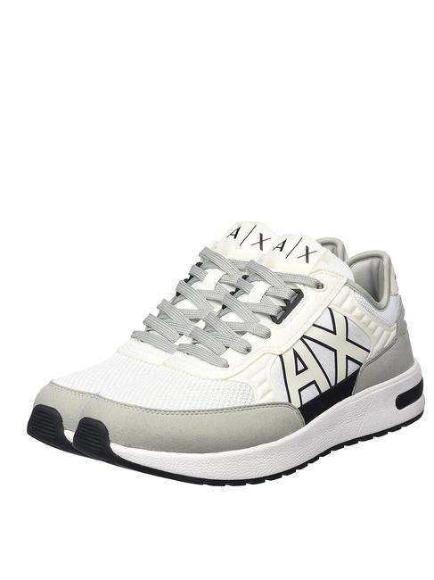 ARMANI EXCHANGE DUSSELDORF Baskets Homme opt.white+off wh+gre - Chaussures Homme