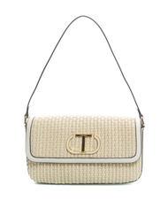 TWINSET INTRECCIO Sac &agrave; bandouli&egrave;re en paille - Sacs pour Femme