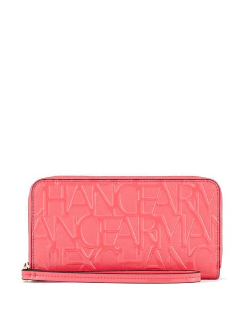 ARMANI EXCHANGE A|X VERNICE LOGO Portefeuille effet brevet points forts - Portefeuilles Femme
