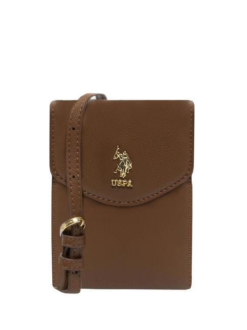 U.S. POLO ASSN. NEW JONES Sacoche pour téléphone portable brun - Sacs pour Femme