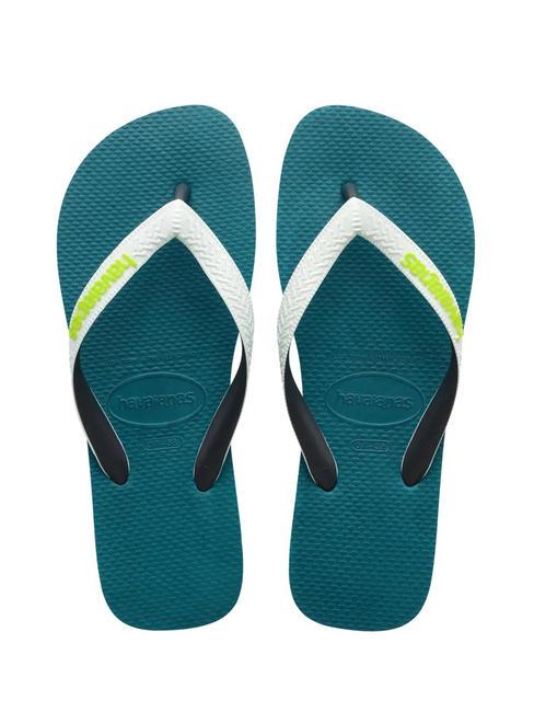 HAVAIANAS tongs TOP MIX ambiance verte - Chaussures unisexe