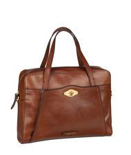 THE BRIDGE BARBARA Cartable en cuir avec bandouli&egrave;re MARRON - Porte Documents Travail - 1