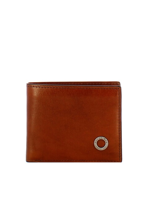 THE BRIDGE BIAGIO Porte-feuille en cuire brun 14/ruthénium palladium - Portefeuilles Femme